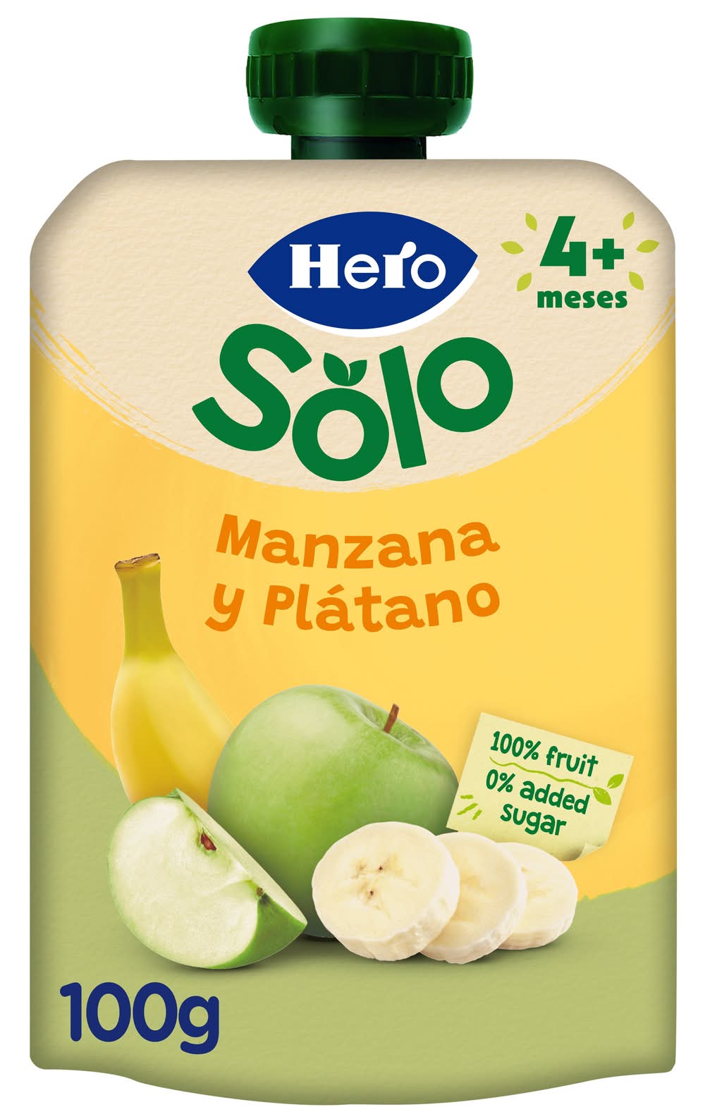 Alimento infantil de pure de frutas · Hero Baby (100 g)