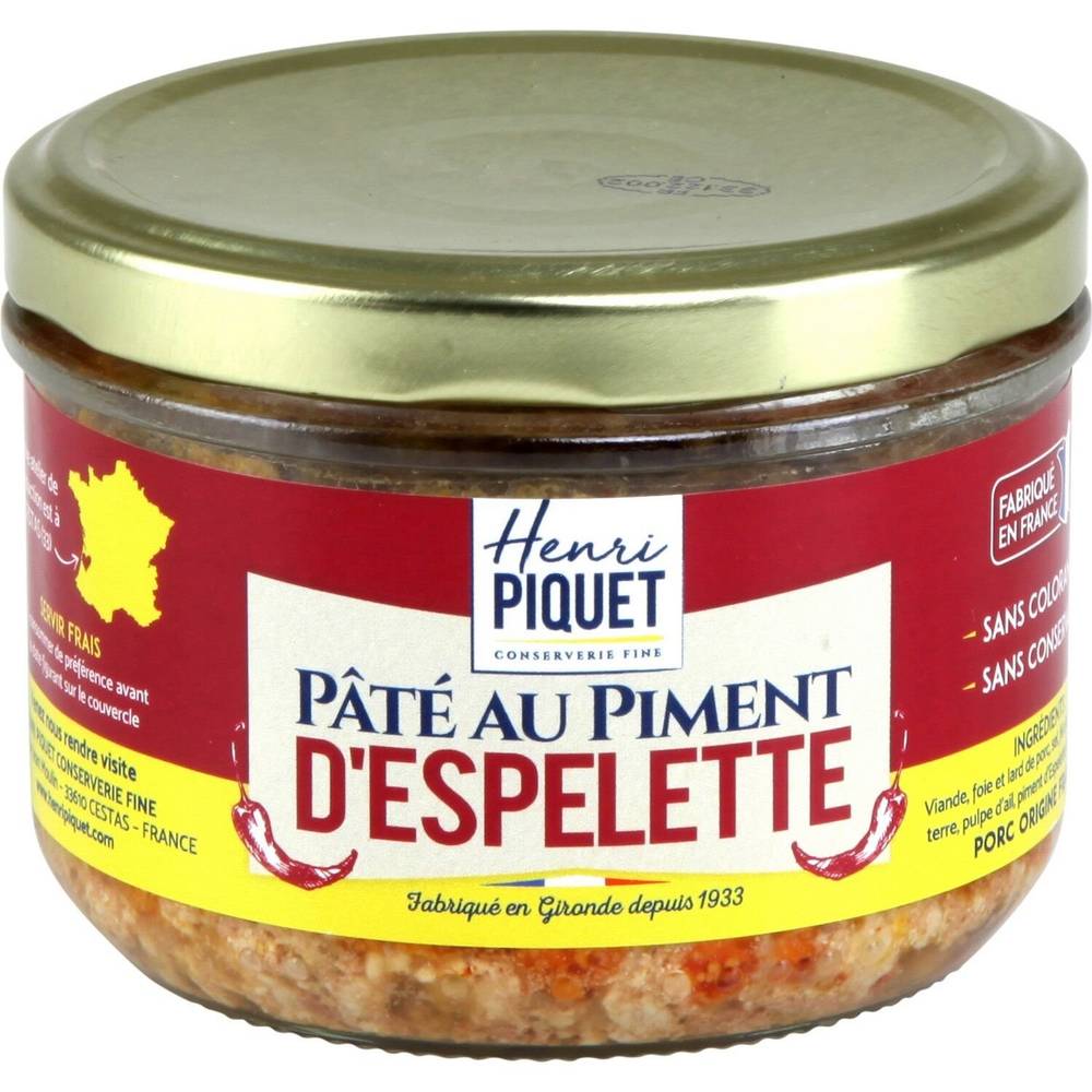 Henri Piquet - Pâté au piment d'espelette