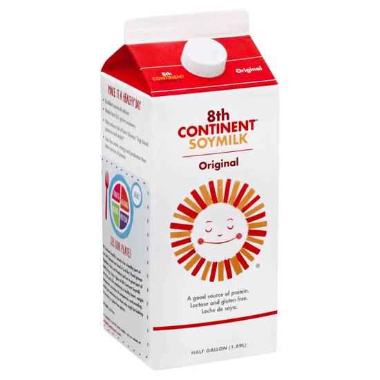 8Th Continent Original Soymilk Half Gallon