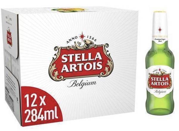 Stella Artois 4.8% 12pk 12x284ml