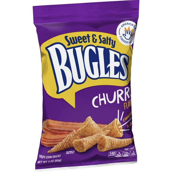 Bugles Corn Snacks, Sweet and Salty Churro