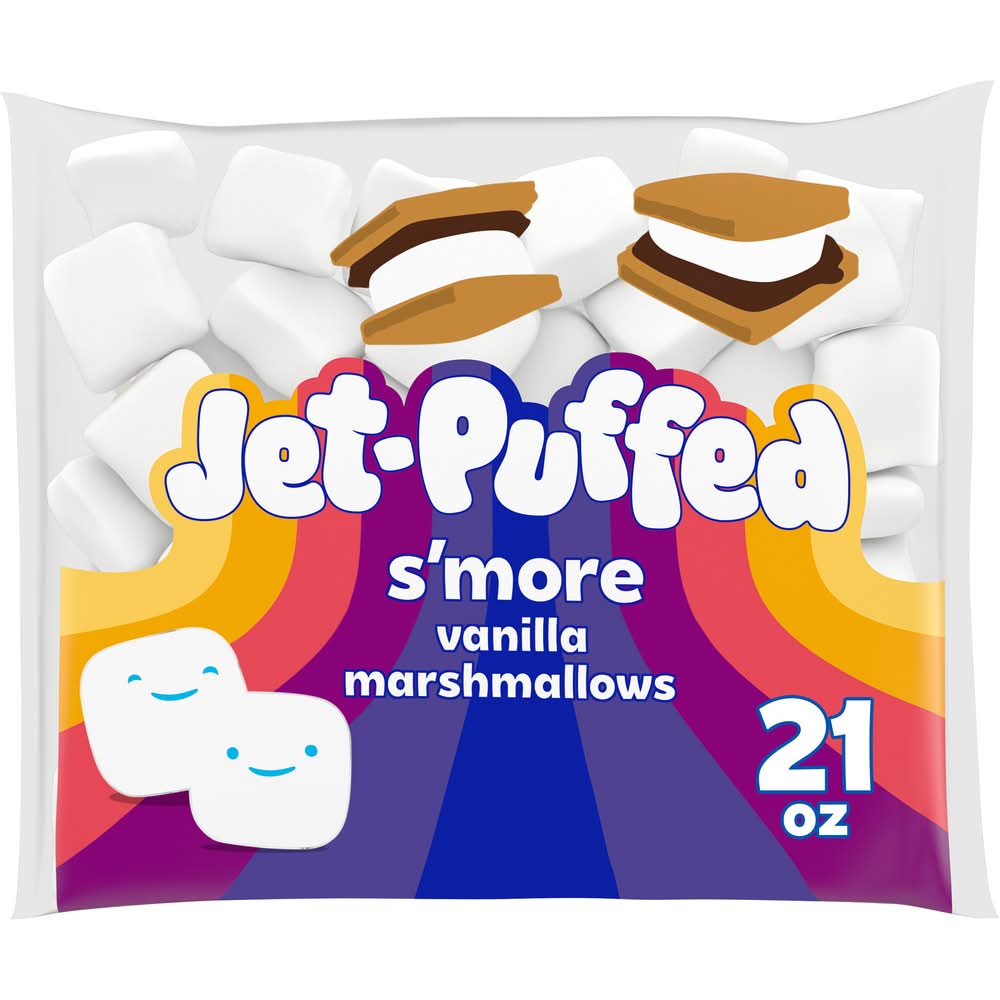 Jet-Puffed S'more Marshmallows, Vanilla (21 oz)