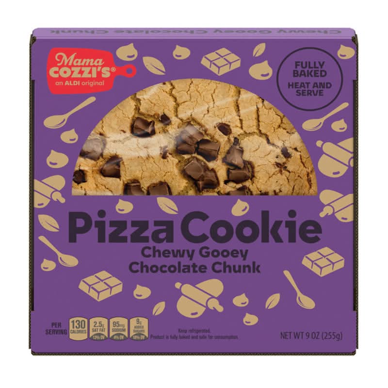 Mama Cozzi's Pizza Kitchen Fully Baked Pizza Cookie, Chewy Gooey Chocolate Chunk (9 oz)