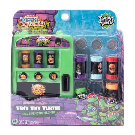 SpongeBob SquarePants™ Mini Rock Bottom Vending Machine Set TMNT Pizza Machine