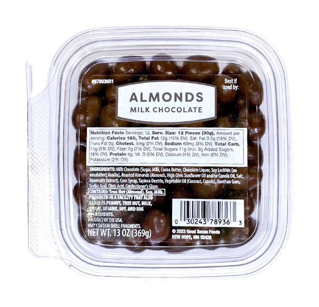 Milk Chocolate Almonds (13 oz)