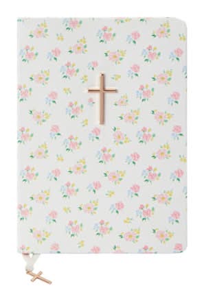 Cross Charm Journal Pink