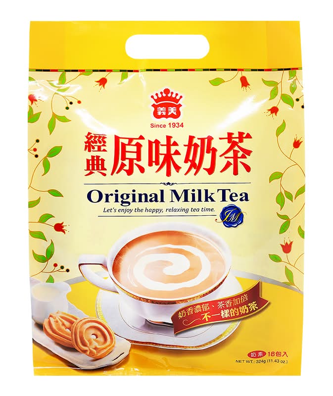 義美經典原味奶茶18g x18 <18g克 x 18 x 1Bag袋>