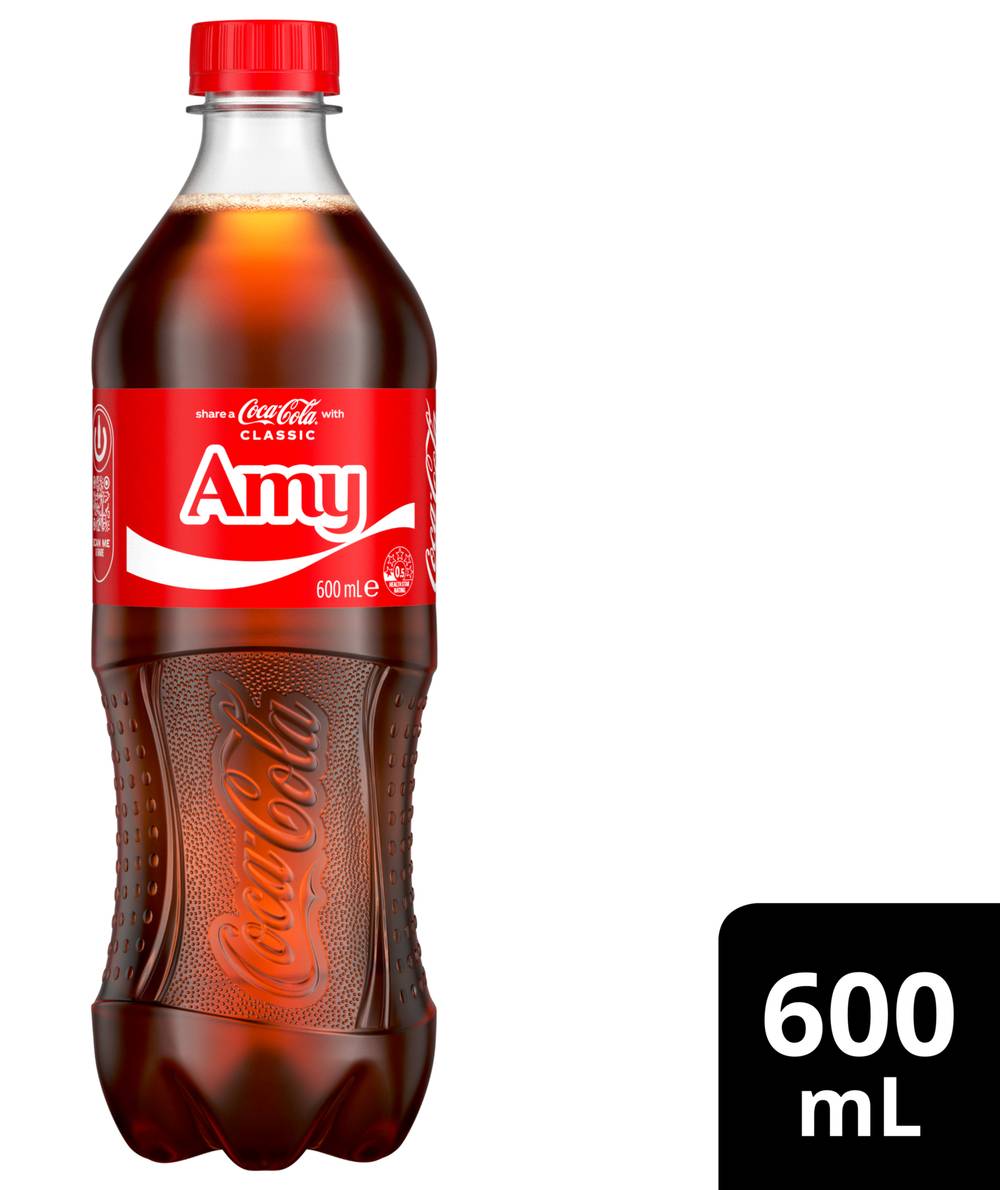 Coca-Cola Classic Soft Drink (600mL)