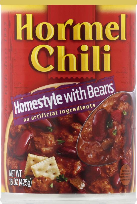Hormel Chili Homestyle With Beans