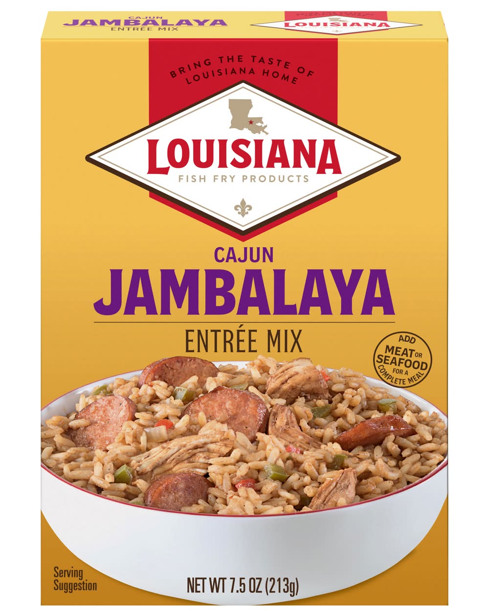 Louisiana Fish Fry Products Cajun Jambalaya Entree Mix (7.5 oz)