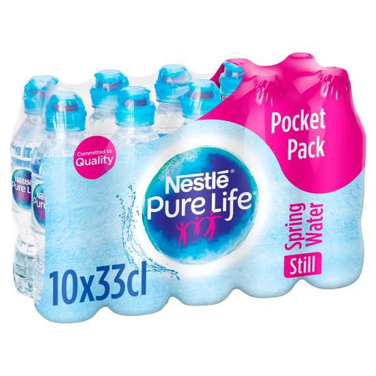 Nestlé Pure Life Still Spring Water (10 x 330ml)