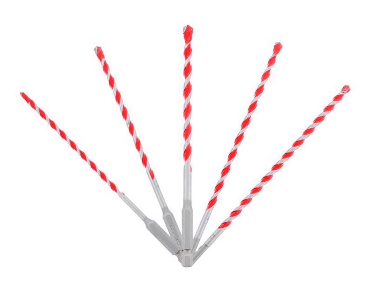 Diablo Speedemon Carbide Tipped Red Granite Hammer Bit Set Hex Shank 5 Pc