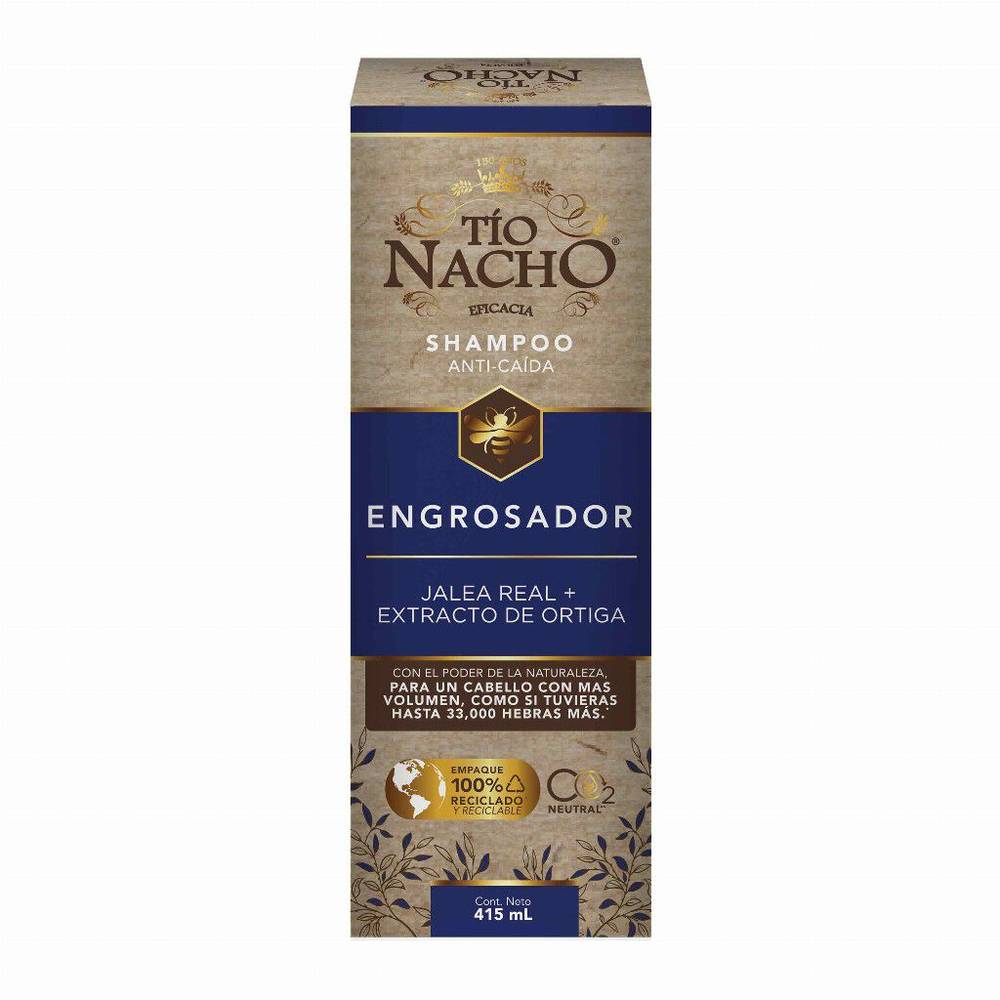 Tío nacho shampoo sistema engrosador (botella 415 ml)