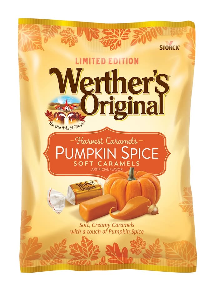 Werther's Original Soft Caramels Candy, Pumpkin Spice (2.22 oz)