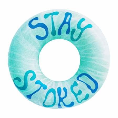 Printed Pool Party Tube 35in Stay Stoked