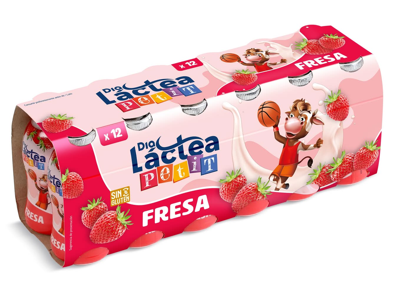 Bebida De Fresa Dia Láctea Pack 12 X 100 G