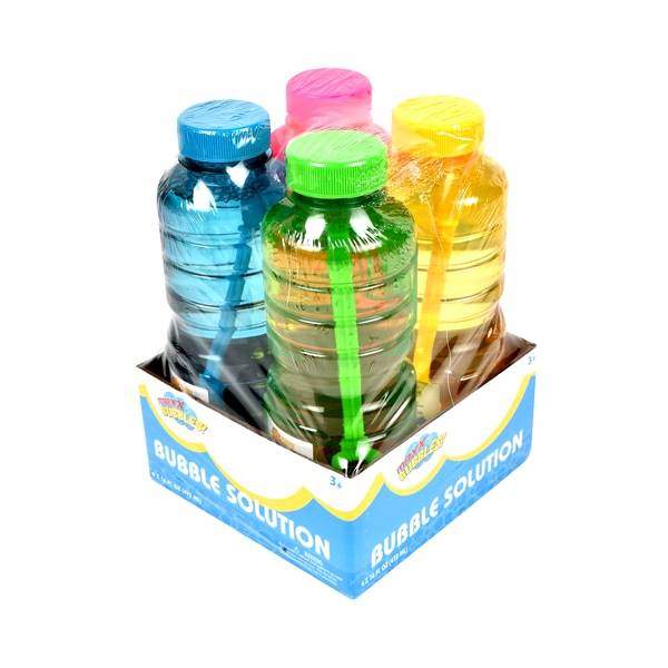 Sunny Days Maxx Bubbles Refill Bubble Bottles Age 3+ Years (4 ct) (pink-yellow-green-blue)