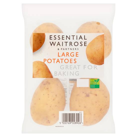 Essential Waitrose & Partners Large Potatoes (4 ct)