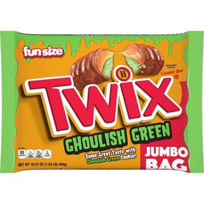 Mars Halloween Twix Funsize Ghoulish Green - 16.37 Oz