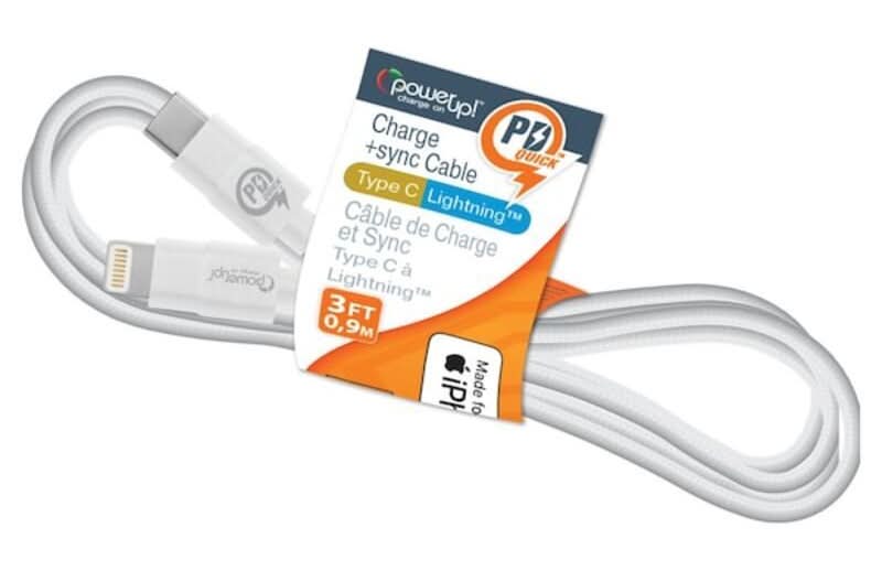 Power Up USB Cable Type C To Type C 3ft Braided