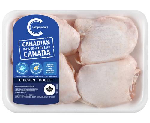 Compliments Cuisse De Poulet Sans Os / Compliments Chicken Thighs Bone-In Fresh Air Chilled