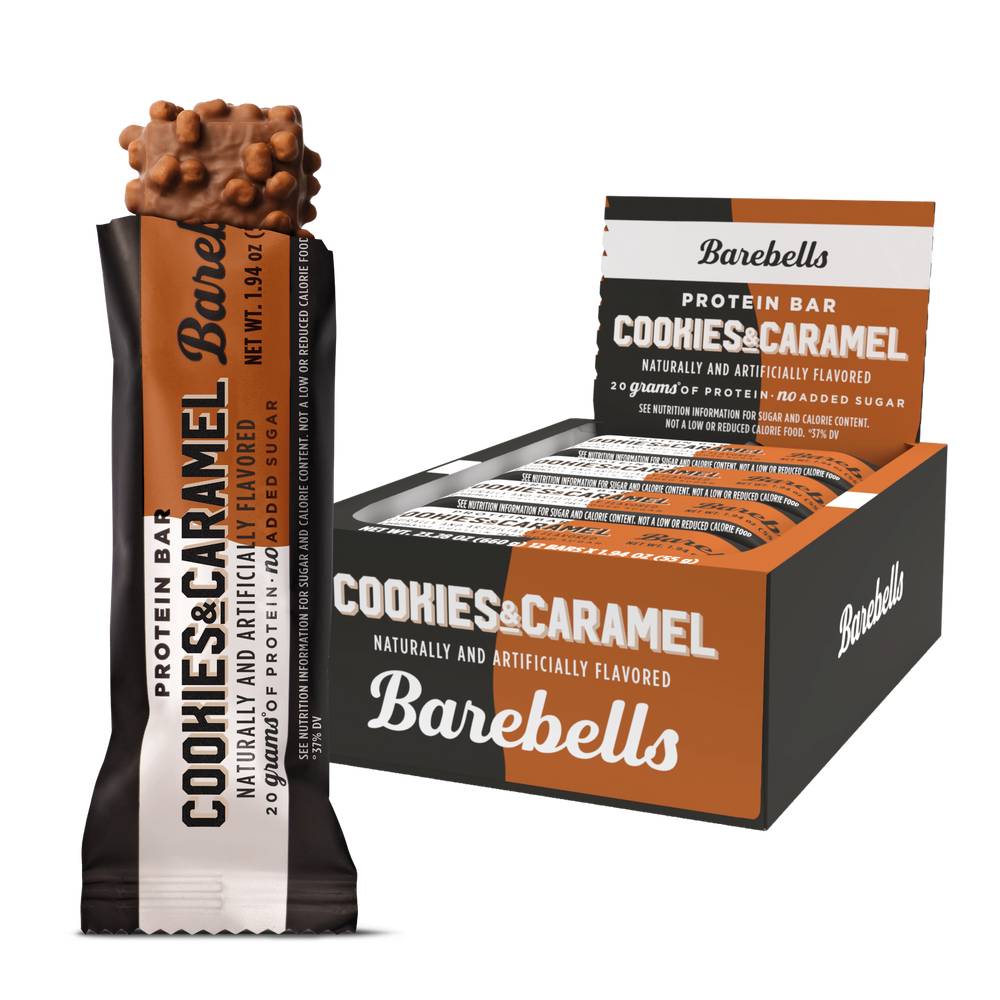 Barebells Protein Bar, Cookies-Caramel (12 x 1.94 oz)