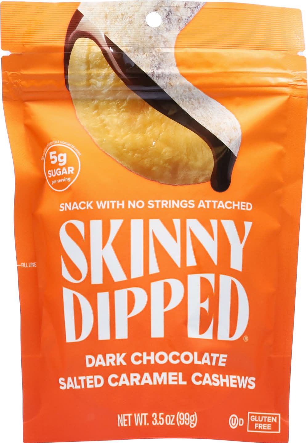 Skinny Dipped Covered Cashews, Dark Chocolate Salted Caramel (3.5 oz)