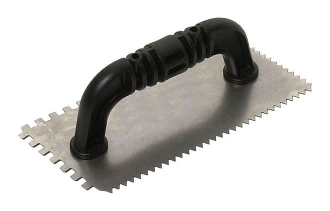 Marshalltown Qlt 4 In. W X 9 In. L Steel Square And V Notched Trowel