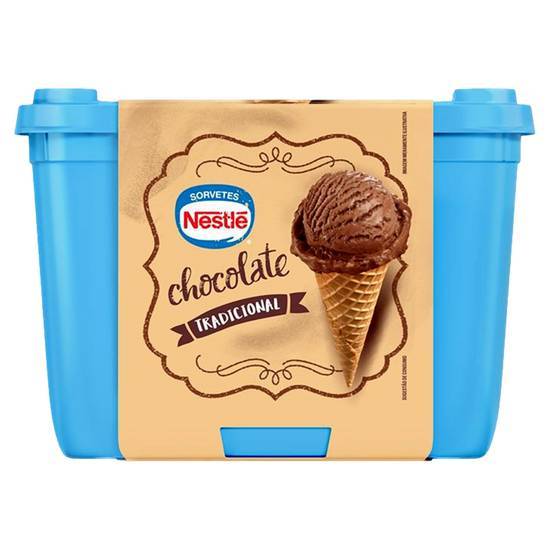 Nestlé sorvete de chocolate tradicional (1,5 L)