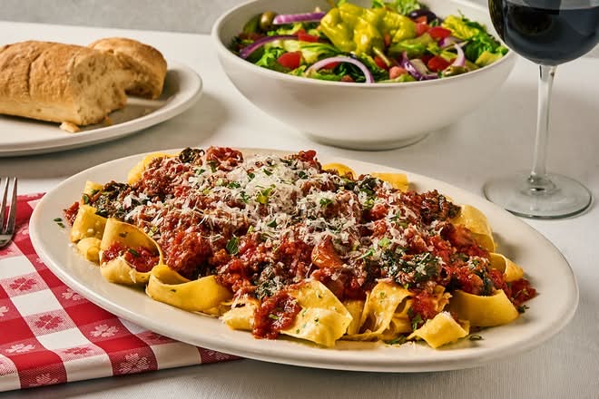 Spicy Sausage Pappardelle
