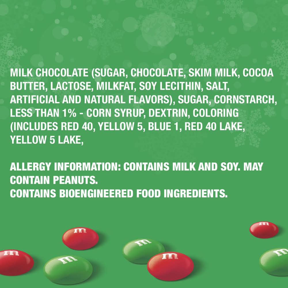 M And M Candy Ingredients