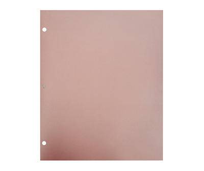 Big Lots 2-Pocket Folder, Pink