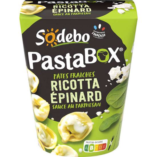 Pasta'box tortellini -pâtes ricotta epinard 280 g