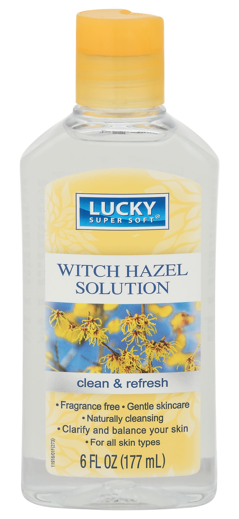 Lucky Super Soft Clean & Fresh Witch Hazel Solution (6 fl oz)