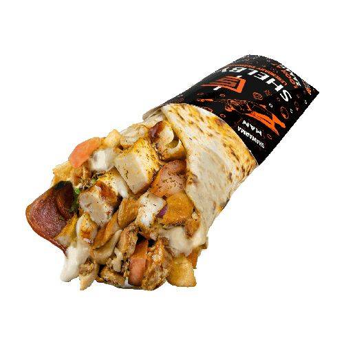 Bacon Halloumi Shawarma Wrap