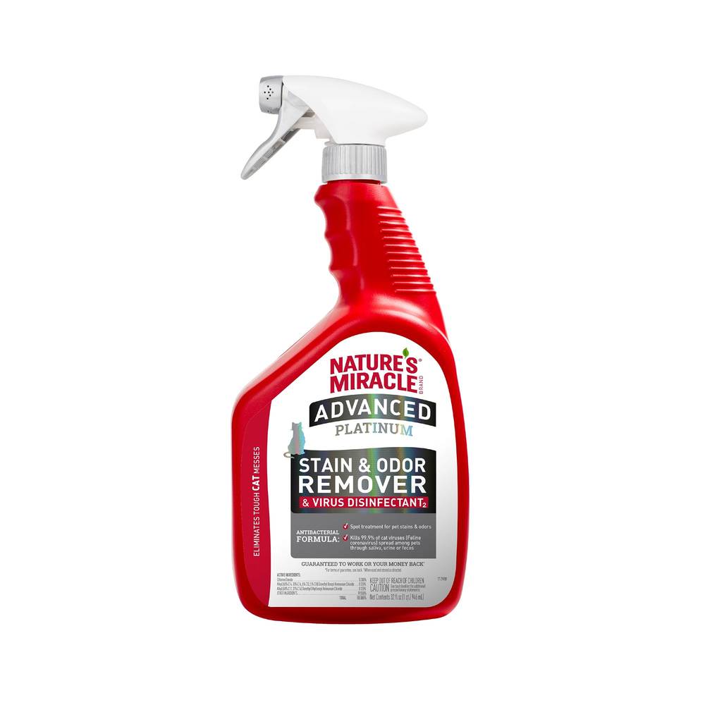 Nature's Miracle Advanced Platinum Stain & Odor Remover For Cats