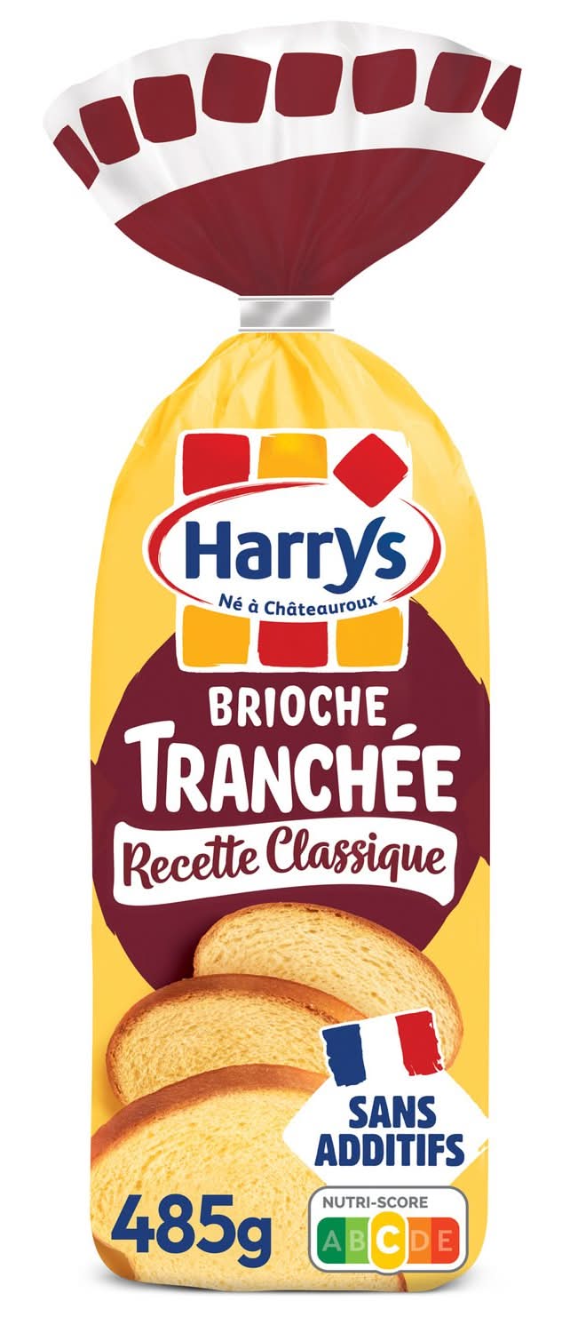 Harrys - Brioche tranchée recette classique nature sans additifs (485g)