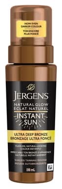Jergens Natural Glow Instant Sun Tanning Mousse Ultra Deep Bronze (180 g)