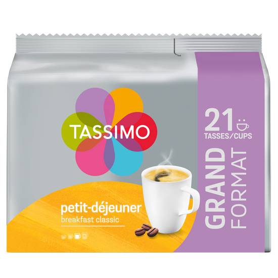 Tassimo - Petit dejeuner classique cafe en dosettes (21 pièces )