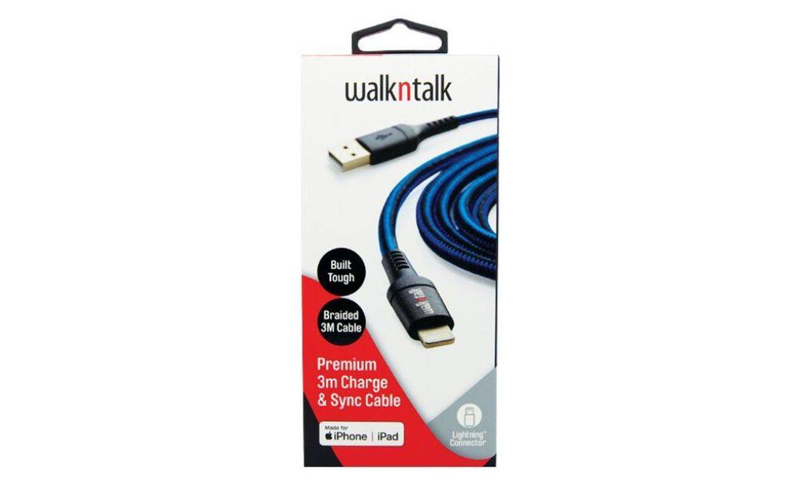 Walkntalk 3m Sync Cable Lightning - Suitable for IPhone