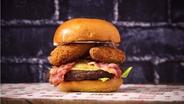 Jalapeno Popper Stack Burger