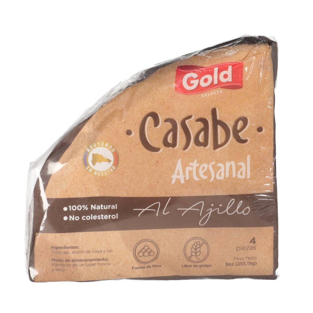 Casabe Artesanal Al Ajillo  Gold Selects