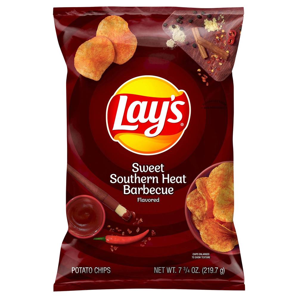 Lay's Potato Chips, Sweet Southern Heat Barbecue (7.75 oz)