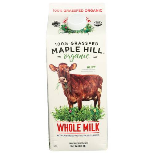Maple Hill Creamery Organic Grass Fed Whole Milk