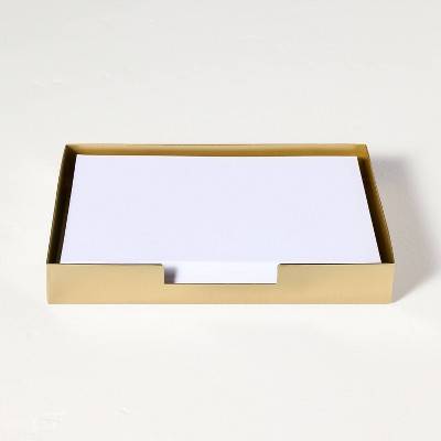 Hearth & Hand Brass Note Tray With Magnolia