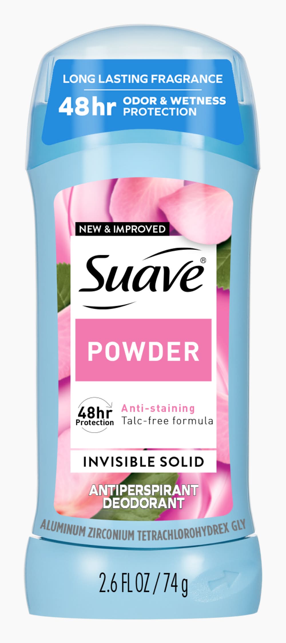 Suave Antiperspirant Deodorant, Powder (2.6 fl oz)