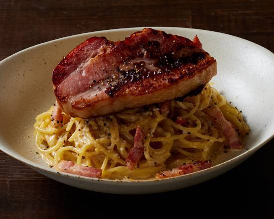 濃厚カルボナーラ「カルボの誘惑」 本町駅前店 Carubo no Yūwaku