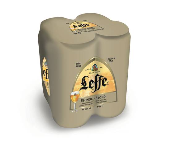 Leffe - Bière blonde (4 pack, 500 ml)