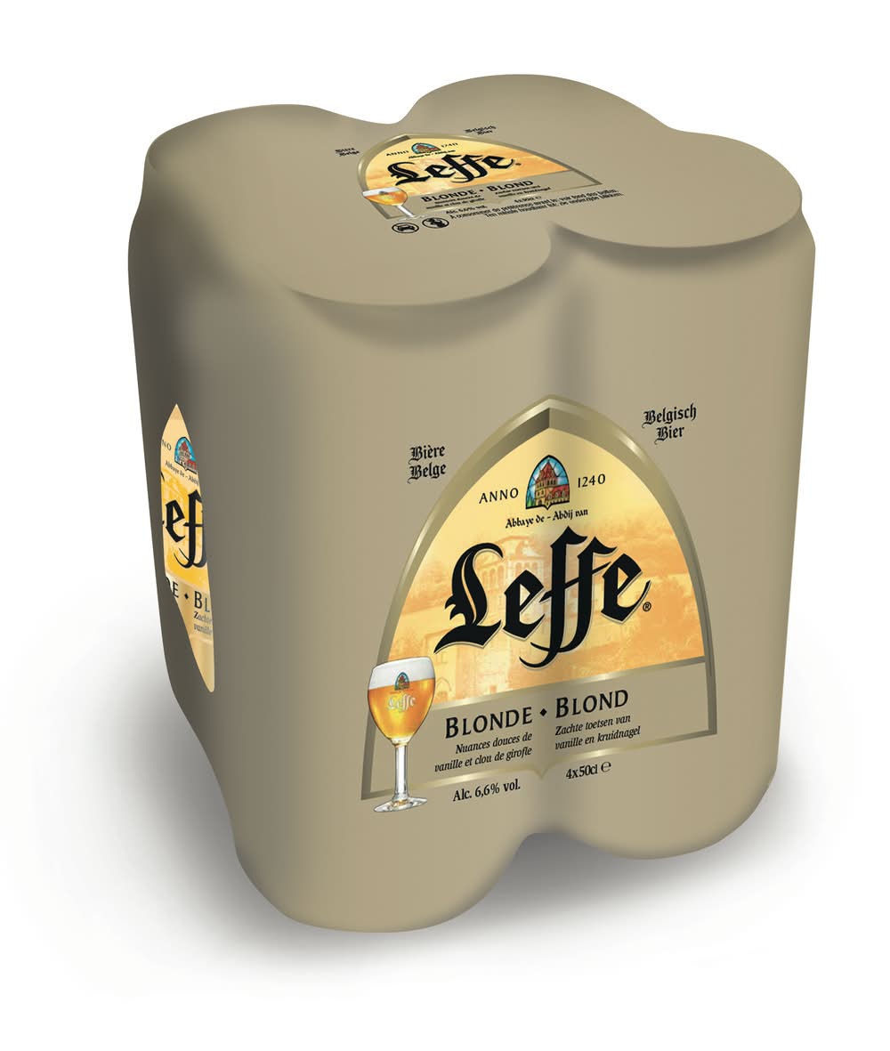 Leffe - Bière blonde belge (4 x 500ml)