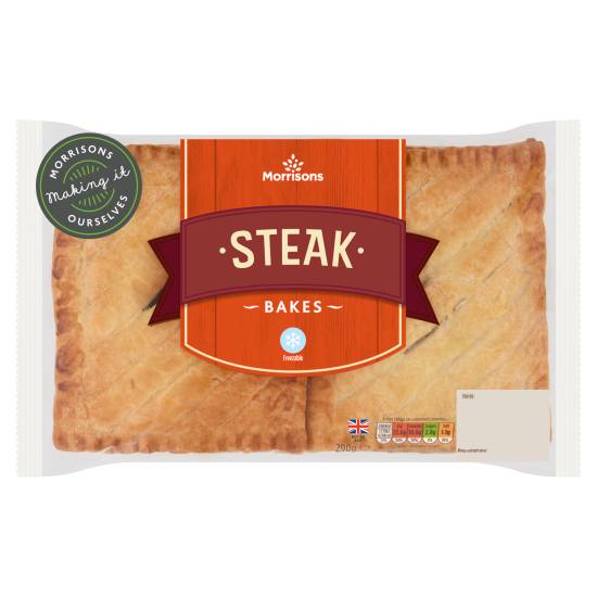 Morrisons Steak Bakes Puff Pastry (beef - onion )